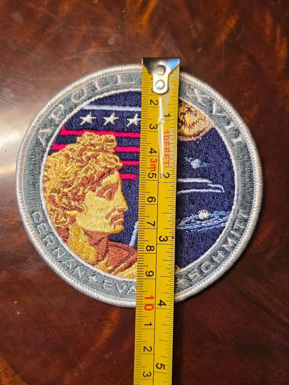 NASA Apollo 17 Cernan, Evans & Schmitt Space Mission Embroidered Patch